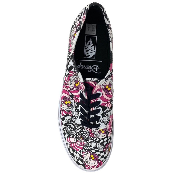 Vans Off The Wall Men X Disney Alice In Wonderlands Cheshire Cat Authentic Shoes - Picture 5 of 8